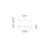 Artemide LED svítidlo Alphabet of Light Linear 120 26 W 220-240 V 3000K stmívatelné