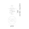 Artemide závěsné svítidlo Mercury Mini LED 29 W 220-240 V 2700K stmívatelné