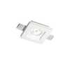 Zápustné svítidlo Ideal Lux Samba FI1 square small D60 150291 bílé 10x10cm GU10 1x35W