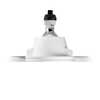 Zápustné svítidlo Ideal Lux Samba FI1 square small D60 150291 bílé 10x10cm GU10 1x35W