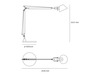 Artemide venkovní LED stojací lampa Tolomeo XXL 55 W 220-240 V 3000K