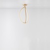 Artemide stropní svítidlo Arrival 70 26 W 3000K stmívatelné zlaté APP kompatibilní