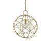 Závěsné svítidlo Ideal Lux Konse SP1 oro 155968 zlaté 40cm