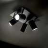 Bodové stropní svítidlo Ideal Lux Spot PL4 nero 156781 4x50W černé