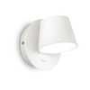 LED Nástěnné bodové svítidlo Ideal Lux Gim AP1 bianco 167152 bílé