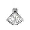 Závěsné svítidlo Ideal Lux Ampolla-4 SP1 nero 167497 černé 39,5cm