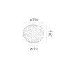 Artemide stolní lampa Meteorite 35 E27 21W Design Collection