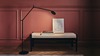 Artemide stolní/nástěnná/stojací LED lampa Demetra 8 W 2700K stmívatelná antracitová bez podstavce