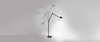 Artemide stolní/nástěnná/stojací LED lampa Demetra 8 W 2700K stmívatelná bílá bez podstavce