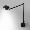 Artemide stolní/nástěnná/stojací LED lampa Demetra Professional 12 W 3000K stmívatelná černá bez podstavce