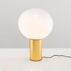 Artemide stolní lampa Laguna 37 matná mosaz E27 stmívatelná