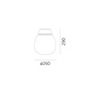Artemide nástěnné/stropní svítidlo Empatia 26 16 W 220-240 V stmívatelné 3000K