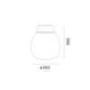 Artemide stropní/nástěnné svítidlo Empatia 36 24 W 220-240 V stmívatelné 3000K