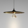 Artemide závěsné svítidlo Ipno 27 W 3000K stmívatelné černá/zlatá