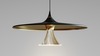 Artemide závěsné svítidlo Ipno 27 W 3000K stmívatelné černá/zlatá