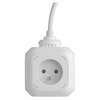 EMOS Rozbočovací kostka s prodl. přívodem – 4 zás. + 2× USB, 1,9m 1902040190