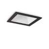 LED Zápustné bodové svítidlo Ideal Lux Game Square Black White 192406 11W 850lm 3000K IP20 hranaté černo-bílé