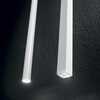 LED Závěsné svítidlo Ideal Lux Ultrathin SP1 Big Square Bianco 194172 12W 760lm 100cm hranaté bílé