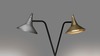 Artemide stolní lampa Unterlinden Design Collection 9 W 2700K mosaz stmívatelná
