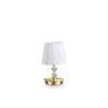 Stolní lampa Ideal Lux Pegaso TL1 small ottone satinato 197753 E14 1x40W 30cm mosazná