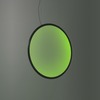 Artemide závěsné svítidlo Discovery Vertical 70 RGBW 42 W stmívatelné černé