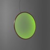 Artemide závěsné svítidlo Discovery Vertical 70 RGBW 42 W stmívatelné APP bronz