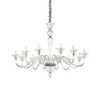 Závěsné svítidlo Ideal Lux Brigitta SP12 transparente 199375 E14 12x40W 120cm čiré