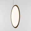 Artemide závěsné LED svítidlo Discovery Vertical 140 80 W 3000K stmívatelné bronz