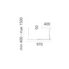 Artemide závěsné LED svítidlo Discovery Space Square TW 44 W 220-240 V stmívatelné