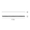 Artemide stropní LED svítidlo Calipso Linear System 180 63 W 3000K stmívatelné