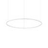 LED Závěsné svítidlo Ideal Lux HULAHOOP SP D100 258751 50W 5000lm 3000K IP20 100,5cm bílé