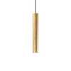 Závěsné svítidlo Ideal Lux LOOK SP1 D06 OTTONE SATINATO 259239 GU10 1x28W IP20 6cm saténová mosaz