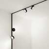 Ideal Lux Ego track flat single 09w 3000k on-off 290614