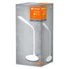 LEDVANCE stolní lampa do kanceláře Panan Disc Single bílá DIM 3000K 4058075321267