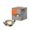 LEDVANCE zapuštěné svítidlo Spotlight Recess Set vč. LEDVANCE LED 4.3W GU10 kartáčovaný nikl 4058075573017