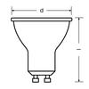 LEDVANCE LED žárovka PAR16 6,9 W 3000 K GU10 220-240 V 120°