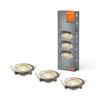 LEDVANCE zapuštěné svítidlo Spot Set Adj Simple Dim 3 x 4.9W 2700K kartáčovaný nikl 4058075617766