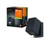 LEDVANCE venkovní nástěnné svítidlo ENDURA Classic Cube Adjustable Wall černá 4058075763562
