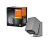 LEDVANCE venkovní nástěnné svítidlo ENDURA Classic Cube Adjustable Wall stříbrná 4058075763586