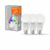 LEDVANCE SMART+ WiFi A100 14W 230V RGBW FR E27 TRIPLE PACK 4058075779013