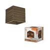 LEDVANCE stropní svítidlo Cardboard Square E27 hnědé 4058075837409