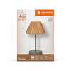 LEDVANCE stolní lampa Raffia E27 zelená 4058075838215