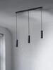 LEDVANCE LED závěsné svítidlo Drums 3xGU10 2xLED černé 4058075838581
