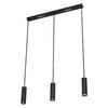 LEDVANCE LED závěsné svítidlo Drums 3xGU10 2xLED černé 4058075838581