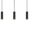 LEDVANCE LED závěsné svítidlo Drums 3xGU10 2xLED černé 4058075838581