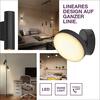 LEDVANCE LED závěsné svítidlo Drums 3xGU10 2xLED černé 4058075838581