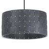 LEDVANCE závěsné svítidlo Felt Weaving 380 mm E27 tmavá šedá 4058075839045