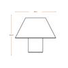 LEDVANCE nástěnné svítidlo Bamboo Paper Hut 1xE27 hnědé 4058075840621