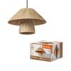 LEDVANCE závěsné svítidlo Bamboo Paper Hut 400 E27 hnědé 4058075840669