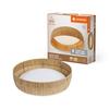 LEDVANCE LED stropní svítidlo Bamboo Paper 400 18W 830 hnědé 4058075840720